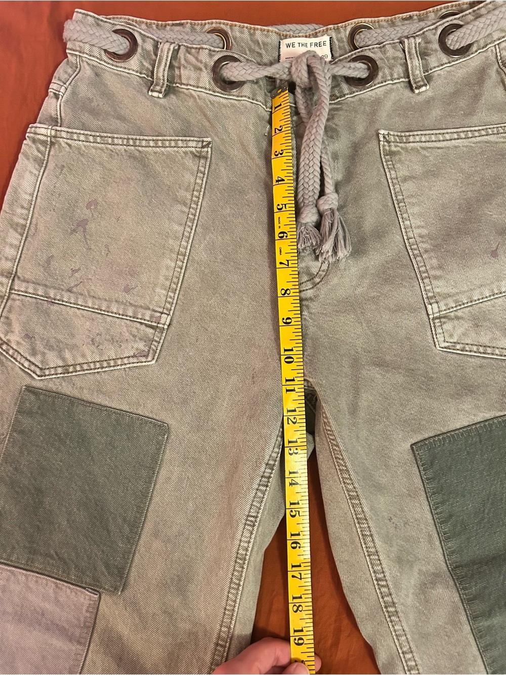 We the free Moxie Barrel Jeans in Army - Picture 6 of 16